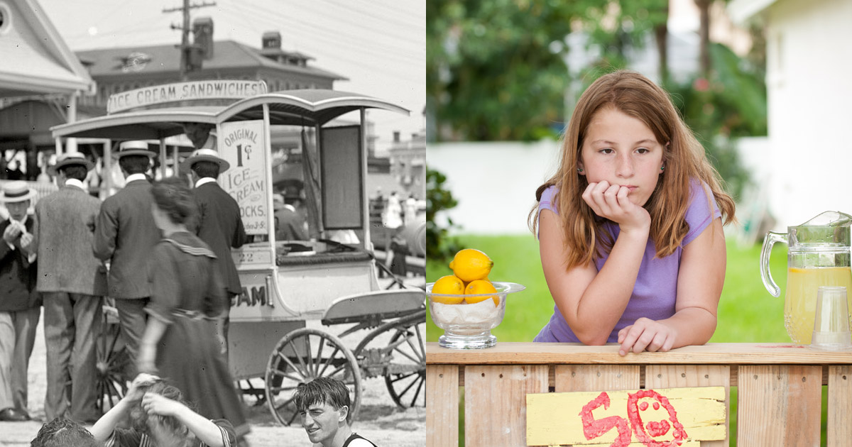 How did we go from inventing ice cream sandwiches to regulating lemonade stands?